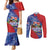 Costa Rica Independence Day Couples Matching Mermaid Dress and Long Sleeve Button Shirt 204 Years Of Freedom - Wonder Print Shop