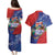 Costa Rica Independence Day Couples Matching Puletasi and Hawaiian Shirt 204 Years Of Freedom - Wonder Print Shop