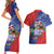 Costa Rica Independence Day Couples Matching Short Sleeve Bodycon Dress and Hawaiian Shirt 204 Years Of Freedom - Wonder Print Shop