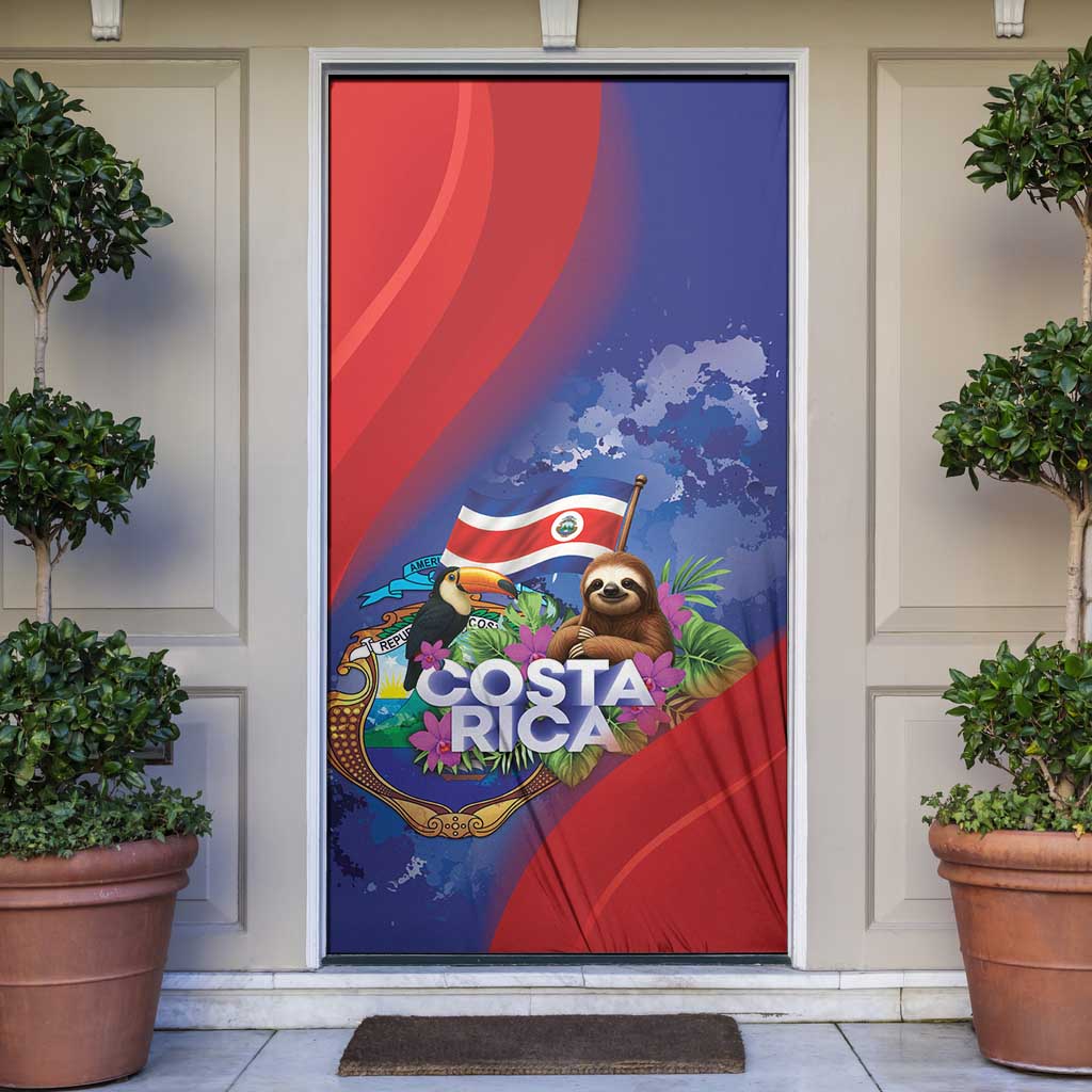 Costa Rica Independence Day Door Cover 204 Years Of Freedom - Wonder Print Shop