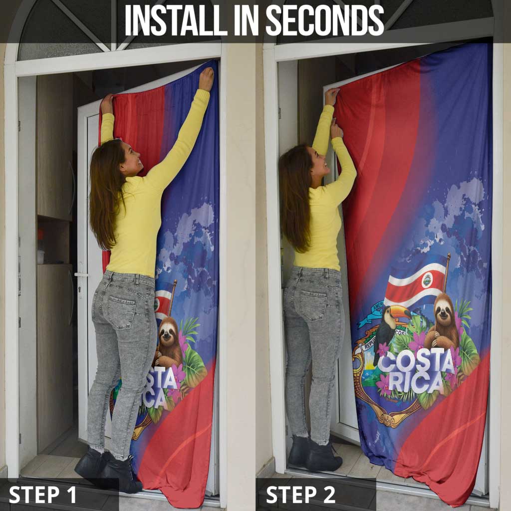 Costa Rica Independence Day Door Cover 204 Years Of Freedom - Wonder Print Shop