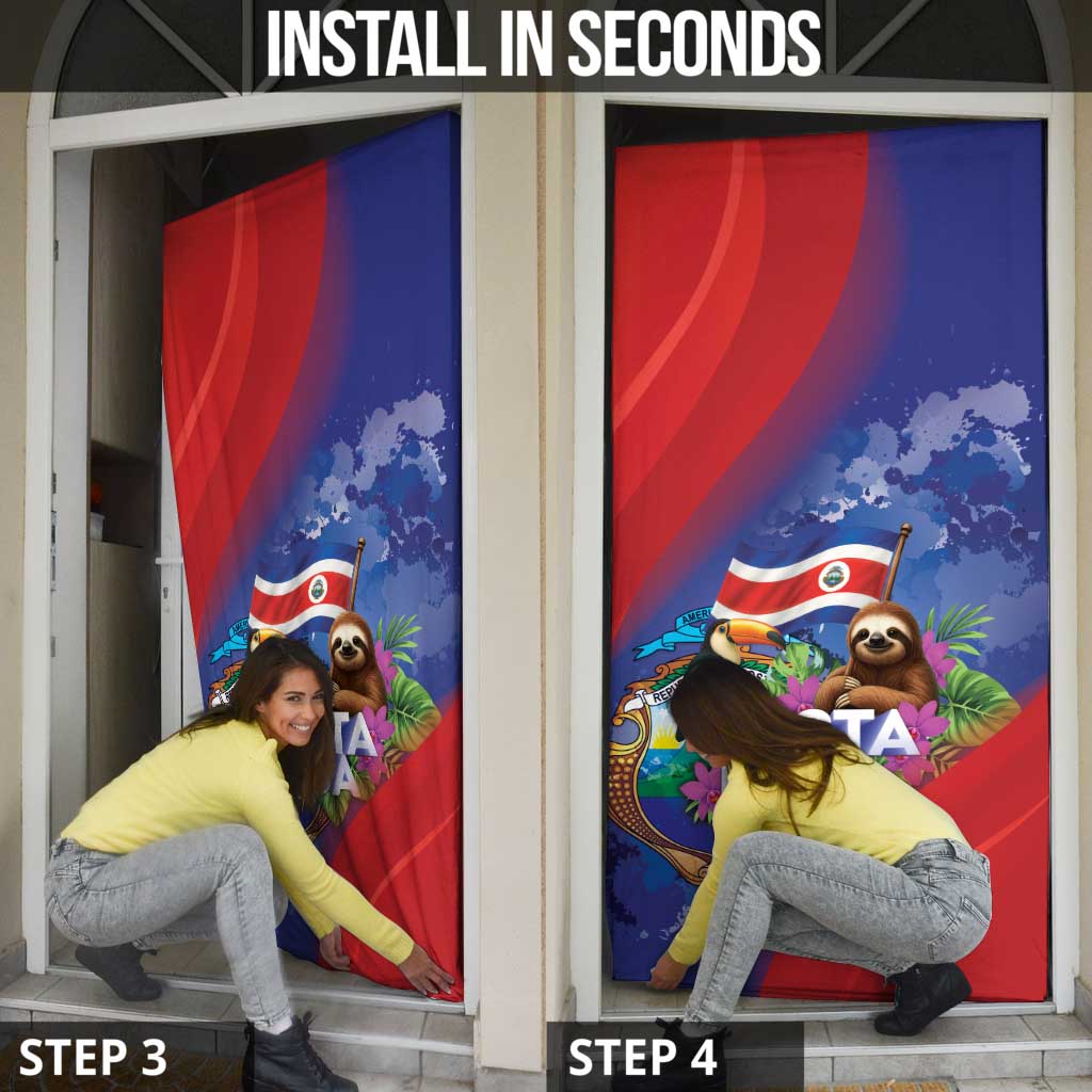 Costa Rica Independence Day Door Cover 204 Years Of Freedom - Wonder Print Shop