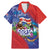Costa Rica Independence Day Family Matching Mermaid Dress and Hawaiian Shirt 204 Years Of Freedom - Wonder Print Shop
