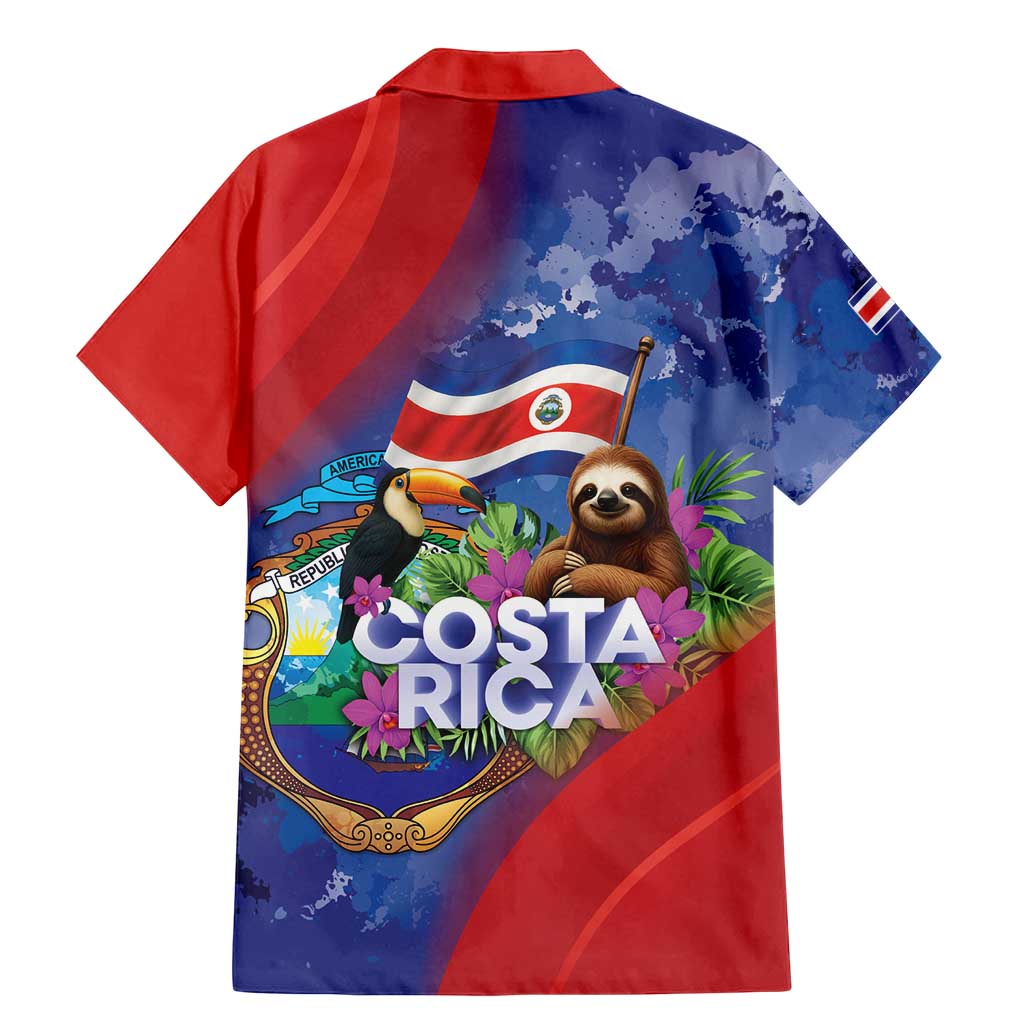 Costa Rica Independence Day Family Matching Mermaid Dress and Hawaiian Shirt 204 Years Of Freedom - Wonder Print Shop
