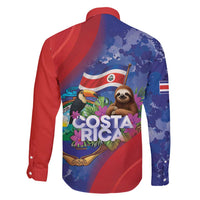 Costa Rica Independence Day Family Matching Off Shoulder Short Dress and Hawaiian Shirt 204 Years Of Freedom - Wonder Print Shop