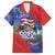 Costa Rica Independence Day Family Matching Puletasi and Hawaiian Shirt 204 Years Of Freedom - Wonder Print Shop