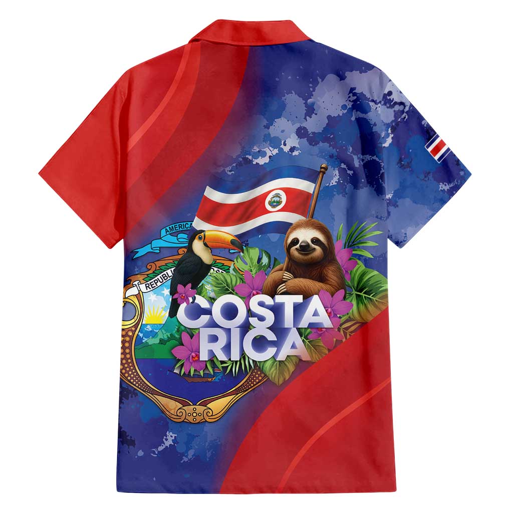 Costa Rica Independence Day Family Matching Puletasi and Hawaiian Shirt 204 Years Of Freedom - Wonder Print Shop