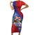 Costa Rica Independence Day Family Matching Short Sleeve Bodycon Dress and Hawaiian Shirt 204 Years Of Freedom - Wonder Print Shop