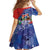 Costa Rica Independence Day Family Matching Summer Maxi Dress and Hawaiian Shirt 204 Years Of Freedom - Wonder Print Shop