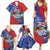 Costa Rica Independence Day Family Matching Summer Maxi Dress and Hawaiian Shirt 204 Years Of Freedom - Wonder Print Shop