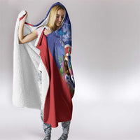 Costa Rica Independence Day Hooded Blanket 204 Years Of Freedom - Wonder Print Shop