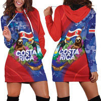 Costa Rica Independence Day Hoodie Dress 204 Years Of Freedom - Wonder Print Shop