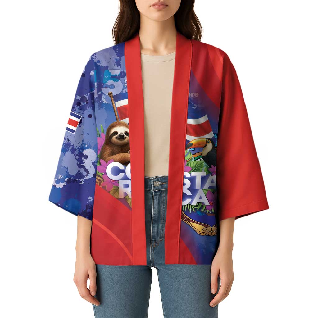 Costa Rica Independence Day Kimono 204 Years Of Freedom - Wonder Print Shop