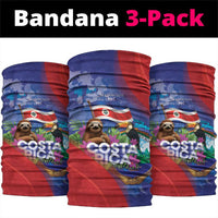 Costa Rica Independence Day Neck Gaiter 204 Years Of Freedom - Wonder Print Shop