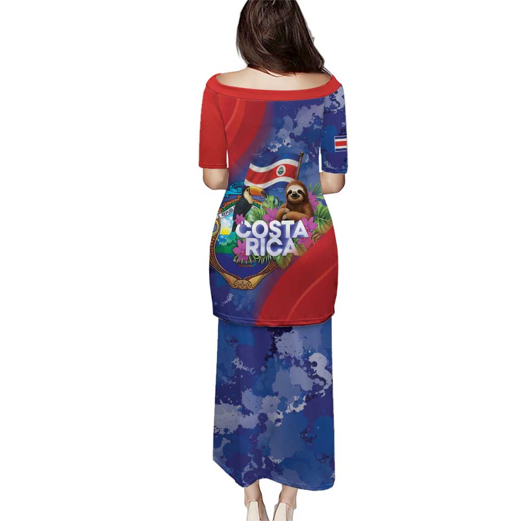 Costa Rica Independence Day Puletasi 204 Years Of Freedom - Wonder Print Shop