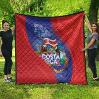 Costa Rica Independence Day Quilt 204 Years Of Freedom - Wonder Print Shop