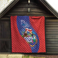 Costa Rica Independence Day Quilt 204 Years Of Freedom - Wonder Print Shop