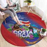 Costa Rica Independence Day Round Carpet 204 Years Of Freedom - Wonder Print Shop