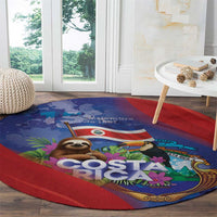 Costa Rica Independence Day Round Carpet 204 Years Of Freedom - Wonder Print Shop