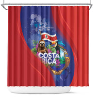 Costa Rica Independence Day Shower Curtain 204 Years Of Freedom - Wonder Print Shop