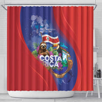 Costa Rica Independence Day Shower Curtain 204 Years Of Freedom - Wonder Print Shop