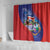 Costa Rica Independence Day Shower Curtain 204 Years Of Freedom - Wonder Print Shop