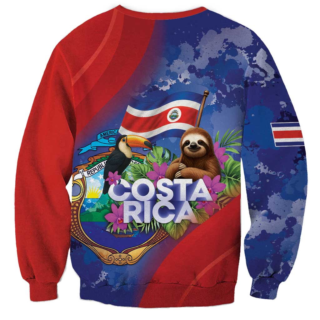 Costa Rica Independence Day Sweatshirt 204 Years Of Freedom - Wonder Print Shop