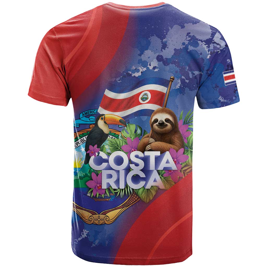 Costa Rica Independence Day T Shirt 204 Years Of Freedom - Wonder Print Shop