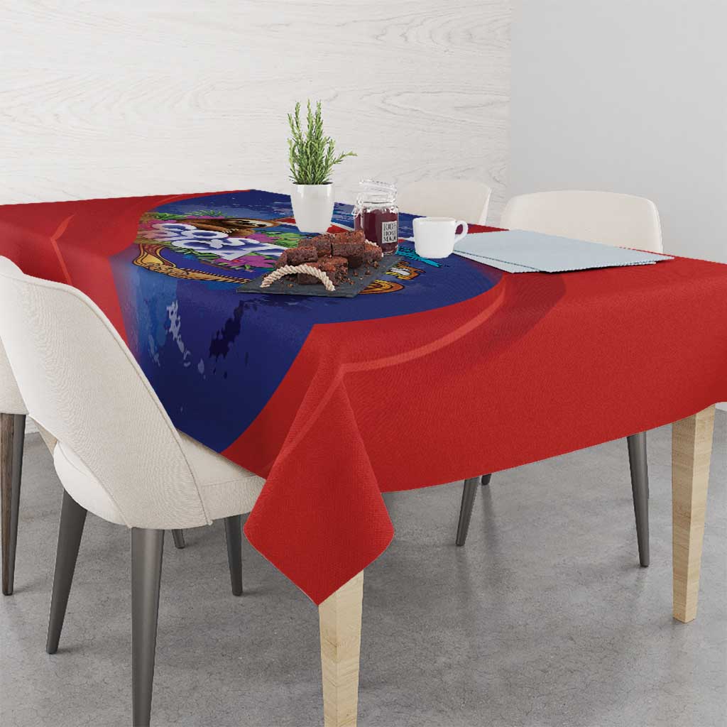 Costa Rica Independence Day Tablecloth 204 Years Of Freedom - Wonder Print Shop