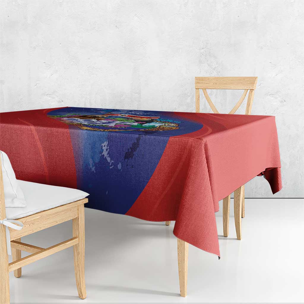 Costa Rica Independence Day Tablecloth 204 Years Of Freedom - Wonder Print Shop