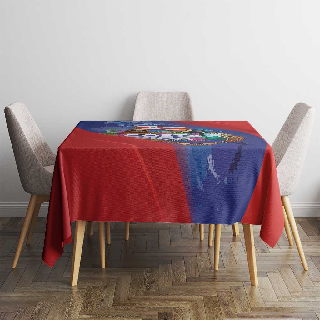 Costa Rica Independence Day Tablecloth 204 Years Of Freedom - Wonder Print Shop