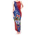 Costa Rica Independence Day Tank Maxi Dress 204 Years Of Freedom - Wonder Print Shop