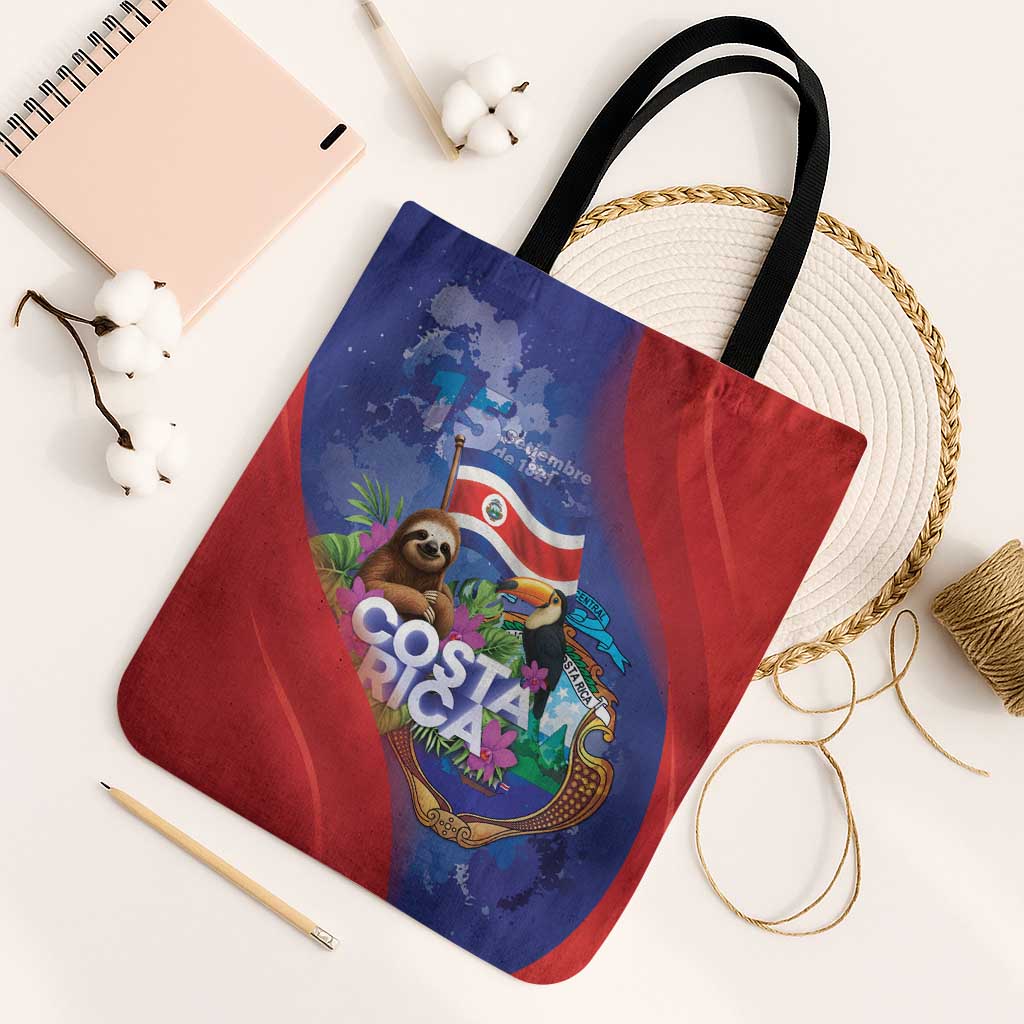 Costa Rica Independence Day Tote Bag 204 Years Of Freedom - Wonder Print Shop