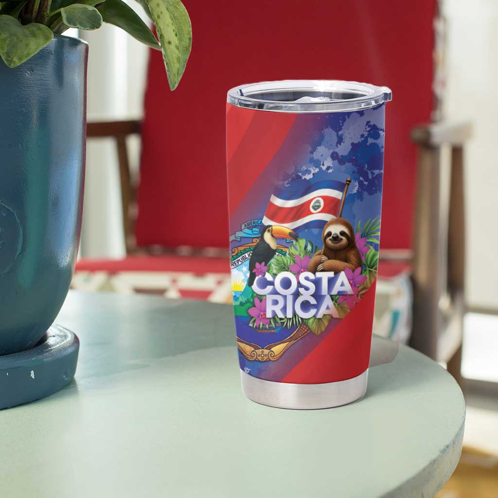 Costa Rica Independence Day Tumbler Cup 204 Years Of Freedom - Wonder Print Shop