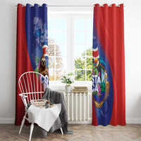 Costa Rica Independence Day Window Curtain 204 Years Of Freedom - Wonder Print Shop