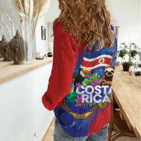 Costa Rica Independence Day Women Casual Shirt 204 Years Of Freedom - Wonder Print Shop