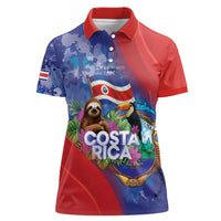 Costa Rica Independence Day Women Polo Shirt 204 Years Of Freedom - Wonder Print Shop
