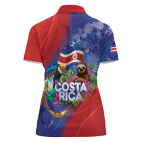 Costa Rica Independence Day Women Polo Shirt 204 Years Of Freedom - Wonder Print Shop