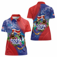 Costa Rica Independence Day Women Polo Shirt 204 Years Of Freedom - Wonder Print Shop