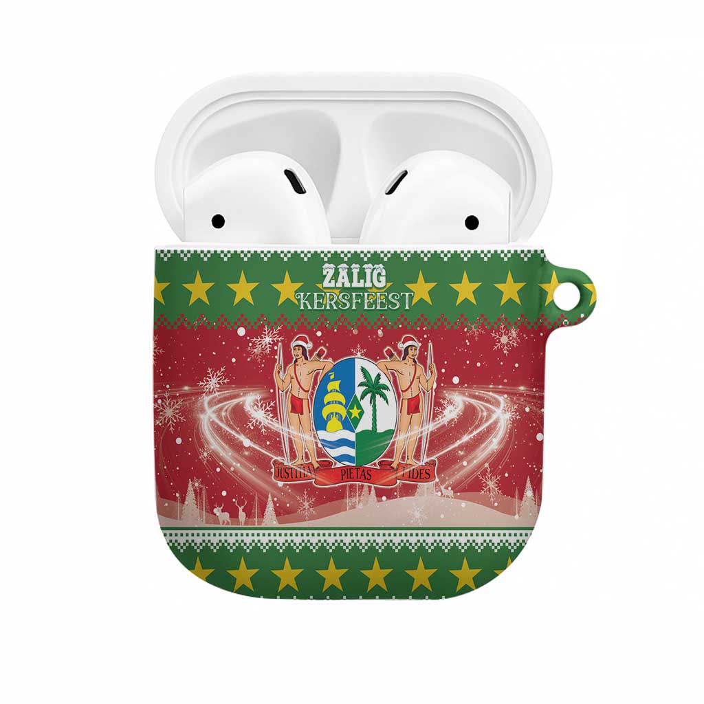 Suriname Christmas AirPods Case Coat Of Arms Zalig Kersfeest - Wonder Print Shop
