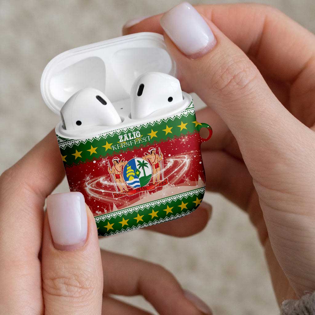 Suriname Christmas AirPods Case Coat Of Arms Zalig Kersfeest - Wonder Print Shop