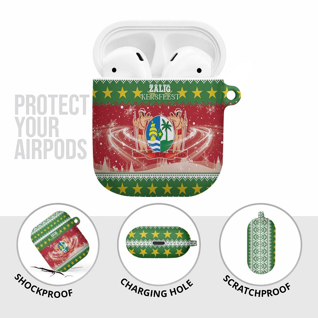 Suriname Christmas AirPods Case Coat Of Arms Zalig Kersfeest - Wonder Print Shop