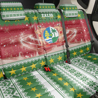 Suriname Christmas Back Car Seat Cover Coat Of Arms Zalig Kersfeest - Wonder Print Shop