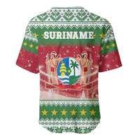 Suriname Christmas Baseball Jersey Coat Of Arms Zalig Kersfeest - Wonder Print Shop