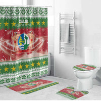 Suriname Christmas Bathroom Set Coat Of Arms Zalig Kersfeest - Wonder Print Shop