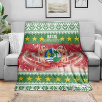 Suriname Christmas Blanket Coat Of Arms Zalig Kersfeest - Wonder Print Shop
