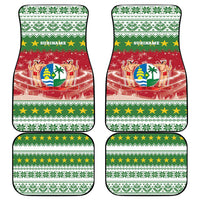 Suriname Christmas Car Mats Coat Of Arms Zalig Kersfeest - Wonder Print Shop