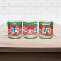 Suriname Christmas Ceramic Mug Coat Of Arms Zalig Kersfeest - Wonder Print Shop