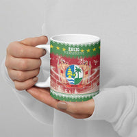 Suriname Christmas Ceramic Mug Coat Of Arms Zalig Kersfeest - Wonder Print Shop