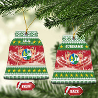 Suriname Christmas Ceramic Ornament Coat Of Arms Zalig Kersfeest - Wonder Print Shop